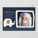 Search for elephant birth announcement cards Baby