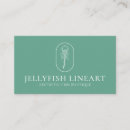 Recherche de méduse cartes visite Mignon