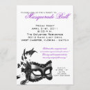 Search for masquerade ball birthday invitations Chic