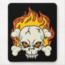 Search for fire skull mousepads Bones