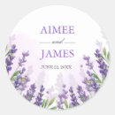 Recherche de monogram floral mariage autocollants Violet