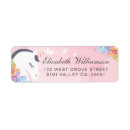 Search for pink horse return address labels Unicorn