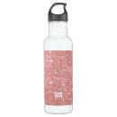 Search for pink rose water bottles glitter