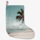 Search for palm tree christmas stockings Island