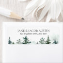 Search for winter landscape return address labels Mountain