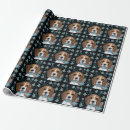 Search for beagle christmas wrapping paper Santa
