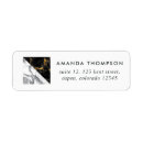 Search for geometric return address labels Glitter