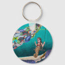 Search for school of fish keychains Underwater
