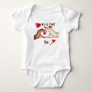 Search for mom dad me baby clothes Red