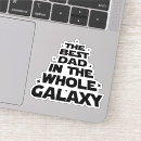 Search for worlds best dad stickers Typography