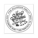 Search for new year rubber stamps Return address