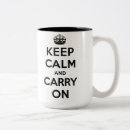 Search for keep calm and carry on mugs Vintage