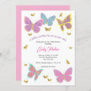 Search for party baby girl shower invitations Pink and gold