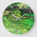 Search for emerald green clocks Watercolor