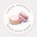 Search for french macarons stickers Watercolor