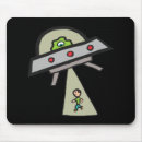 Search for alien abduction mousepads Flying saucer