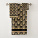 Search for art deco bathroom accessories Black and gold
