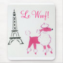 Recherche de caniche français tapis souris Rose