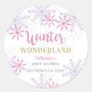 Search for gold glitter snowflake stickers Winter baby shower