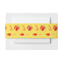 Search for christmas invitation belly bands Santa claus
