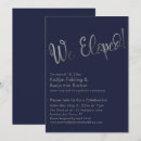 Search for navy and silver wedding invitations Typography