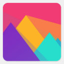 Search for colourful triangles stickers Abstract