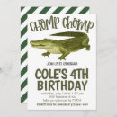Search for alligator invitations Party in the swamp