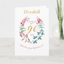 Search for 90th for her birthday cards 90 years old