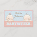 Search for kids business cards Nanny
