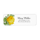 Search for yellow rose return address labels Roses