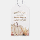 Search for pumpkin baby shower gift tags Woodland