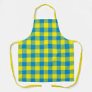 Search for blue green plaid aprons Modern