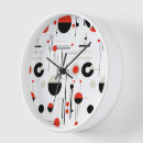 Search for black white red art Geometric
