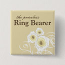 Search for ring bearer buttons Elegant