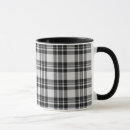 Search for black and white tartan mugs Scottish