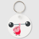 Search for weightlifting keychains Cartoon