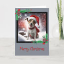 Search for jack russell terrier christmas cards Snow