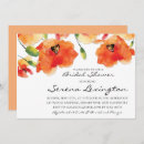 Recherche de poppy bridal shower invitations Printemps