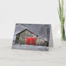 Search for red barn christmas cards Wreath