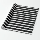 Recherche de rayures noires et blanches papier cadeau Mignon