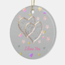 Search for vintage valentine ornaments I love you