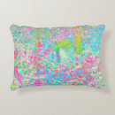 Search for aqua and red pillows Floral