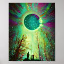 Recherche de northern lights posters Green