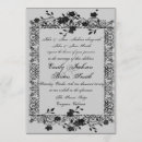 Search for gothic style invitations Black