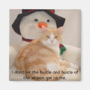 Recherche de noël de chat magnets Chats