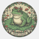 Search for frog lover stickers Cottagecore