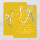 Search for gold yellow invitations Botanical