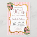 Recherche de stripes birthday invitations Floral