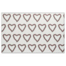 Search for red heart fabric White