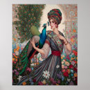 Search for art deco peacock posters Flowers